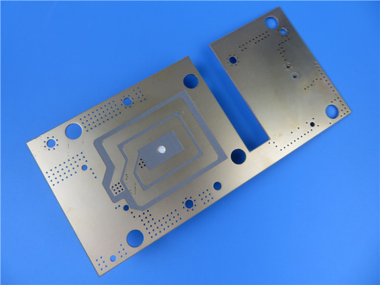 Double Sided RF-35 PCB 30 Mil Immersion Gold Finished Pcb Board