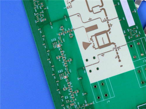 PCB hybride 4 couches sur RO4350B 10 mil et matériau FR-4 à haute Tg
