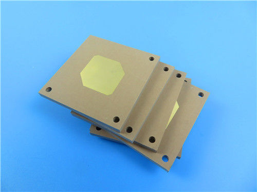 Double couche 1.6 mm TMM4 PCB plaqué en argent et or