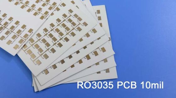 Or de l'immersion DK3.5 du panneau 10mil 0.254mm de carte PCB de RO3035 Rogers pour l'antenne de correction