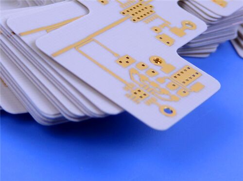 PCB Rogers 4003C 8 mil double couche avec sérigraphie noire