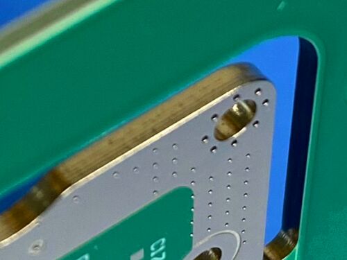PCB multicouche TC350 avec revêtement de bord à voies aveugles ENIG Finition
