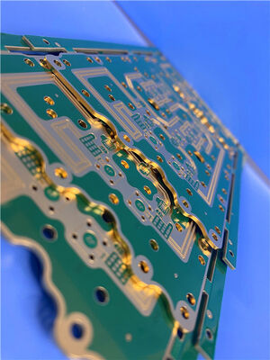 Carte haute fréquence hybride RO4350B et IT180A à 6 couches, 1,6 mm d'épaisseur, vias borgnes et placage de bord