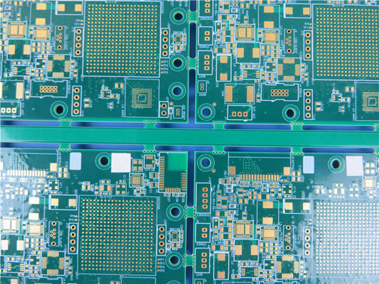 Carte à haute densité de carte PCB de l'interconnexion (HDI) établie sur 14-Layer FR-4 Tg170℃ avec de l'or d'immersion