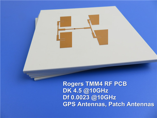 Rogers TMM4 Microwave Pcb With Immersion Gold For Satellite Communication