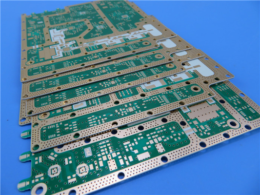 Precision 2 Layer RF PCB Built On 20mil RO4534 Material With Immersion Gold