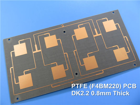 Matériau à haute fréquence à base de PCB F4B PTFE 0,17 mm 0,25 mm 0,5 mm 0,8 mm 1,0 mm