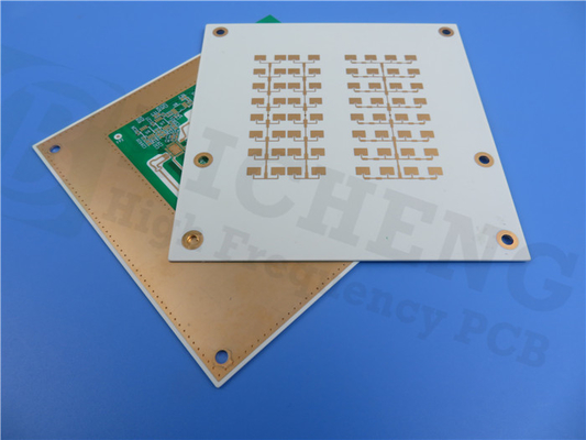 Double Sided RF PCB Material Lead Free Surface Finish For High Temperature Applications