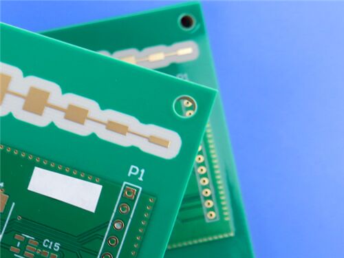 PCB hybride 4 couches sur matériau FR4 Rogers 4350B de 20 mil