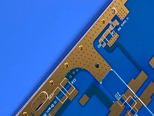 PCB Rogers 217 à 2 couches plaqué cuivre 20mil avec placage or par immersion