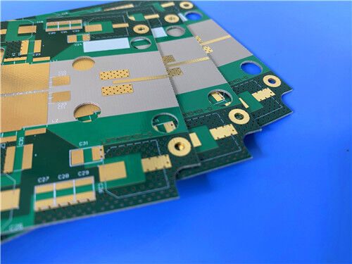 2L TRF-45 PCB 32mil Matériau Masque de soudure vert Or par immersion
