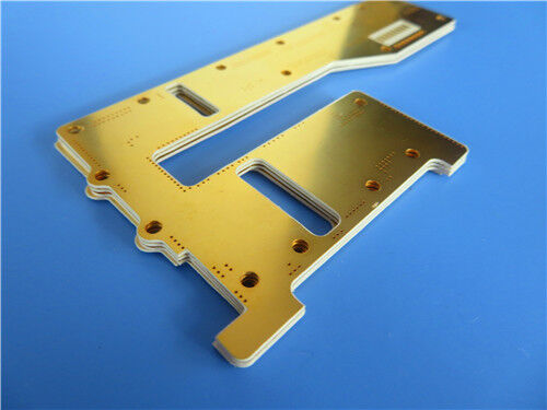 2-couche Rogers TMM13i PCB 0,6 mm épaisseur d'immersion Finition dorée
