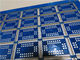 Blue Copper 35um Multilayer PCB Circuit Board With Edge Castellated Plating