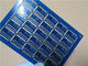 Blue Copper 35um Multilayer PCB Circuit Board With Edge Castellated Plating