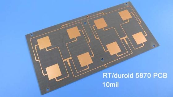Microfibre en verre multicouche de panneau de carte PCB de Rogers UL Rogers de Rogers 5870 a renforcé PTFE