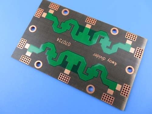 Le double de DK2.65 PTFE a dégrossi avec OSP et masque vert pour la carte élevée de Frequancy de combinateurs