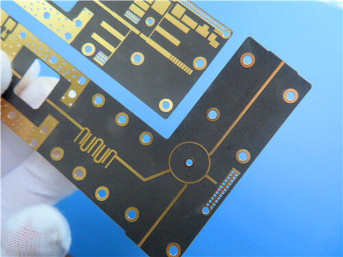 Grand FPC (carte PCB flexible de circuit imprimé) construit sur le Polyimide avec de l'or jaune de revêtement et d'immersion pour l'éclairage de LED
