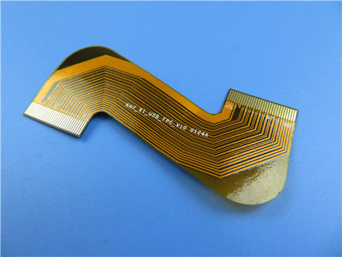 2-couche F4BM245 PCB 0,6 mm immersion or carte de circuit RF haute fréquence
