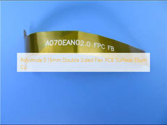 PCB flexible double face en polyimide 0,15 mm, surface cuivre 35 µm