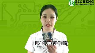 PCB Rogers DiClad 880 à 2 couches de 30 mil