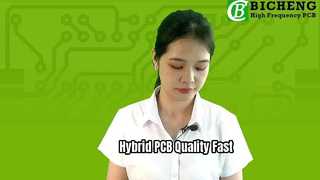 PCB hybride 6L 10mil RO4350B + FR-4